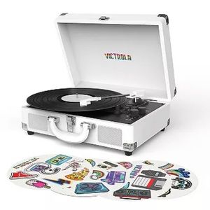 Victrola The Canvas Bluetooth Suitcase Record Player